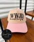 WWJD He Would Love First Embroidered Hat