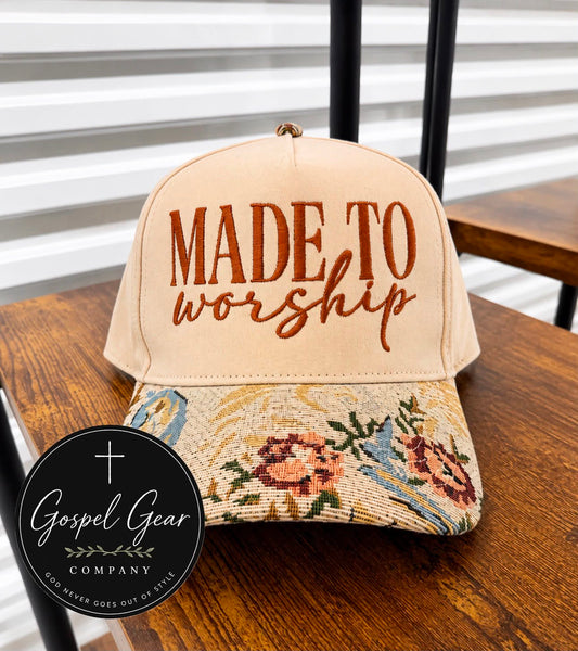 Made To Worship Embroidered Hat