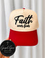 Faith Over Fear Embroidered Hat