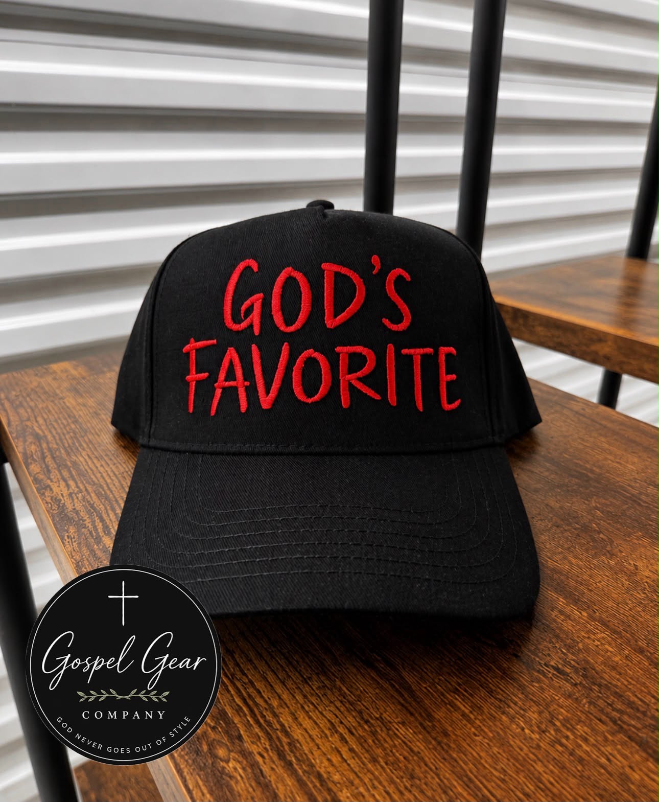 God's Favorite Embroidered Hat