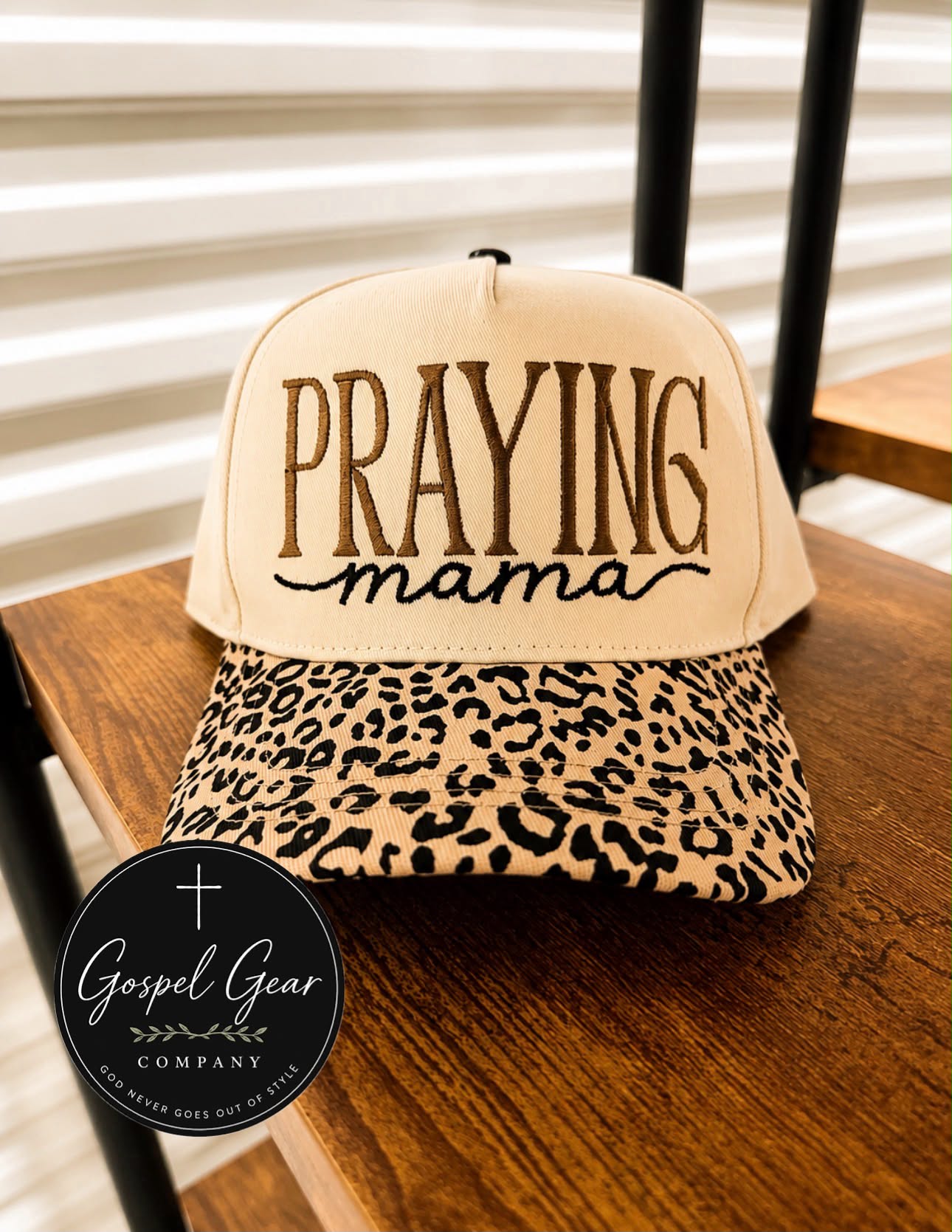 Praying Mama Embroidered Hat
