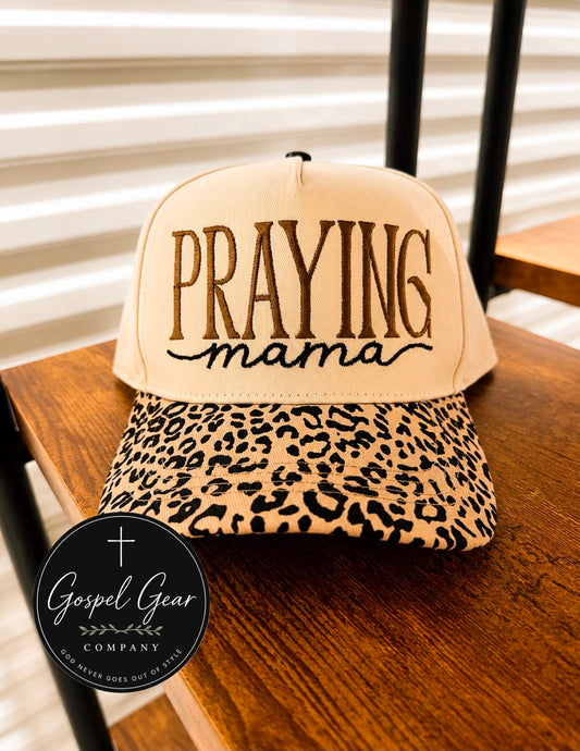 Praying Mama Embroidered Hat