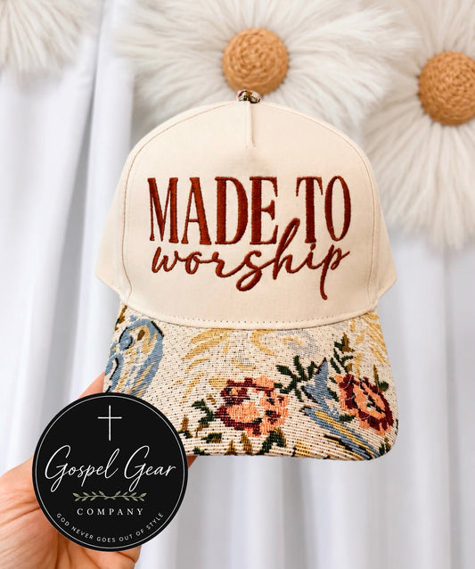 Made To Worship Embroidered Hat