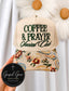 Coffee And Prayer Social Club Embroidered Hat