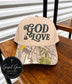 God Is Love Embroidered Hat