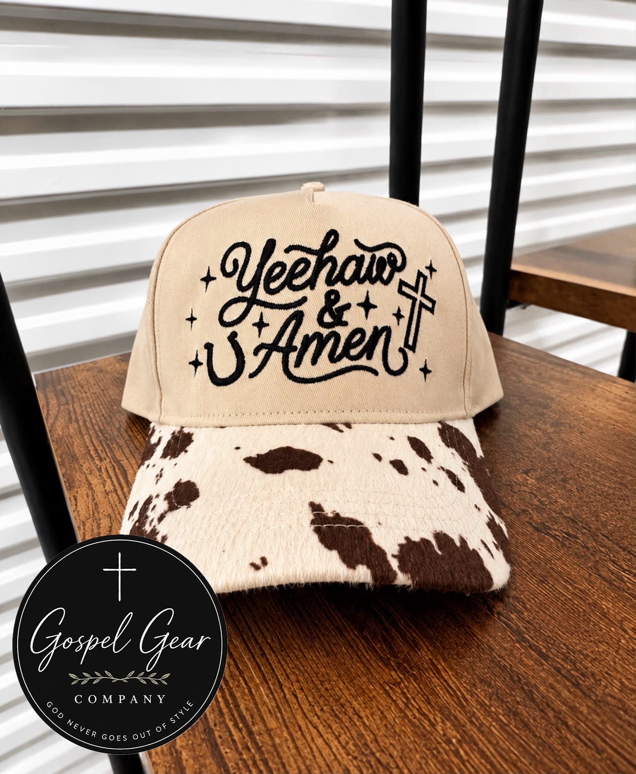 Yeehaw And Amen Embroidered Hat