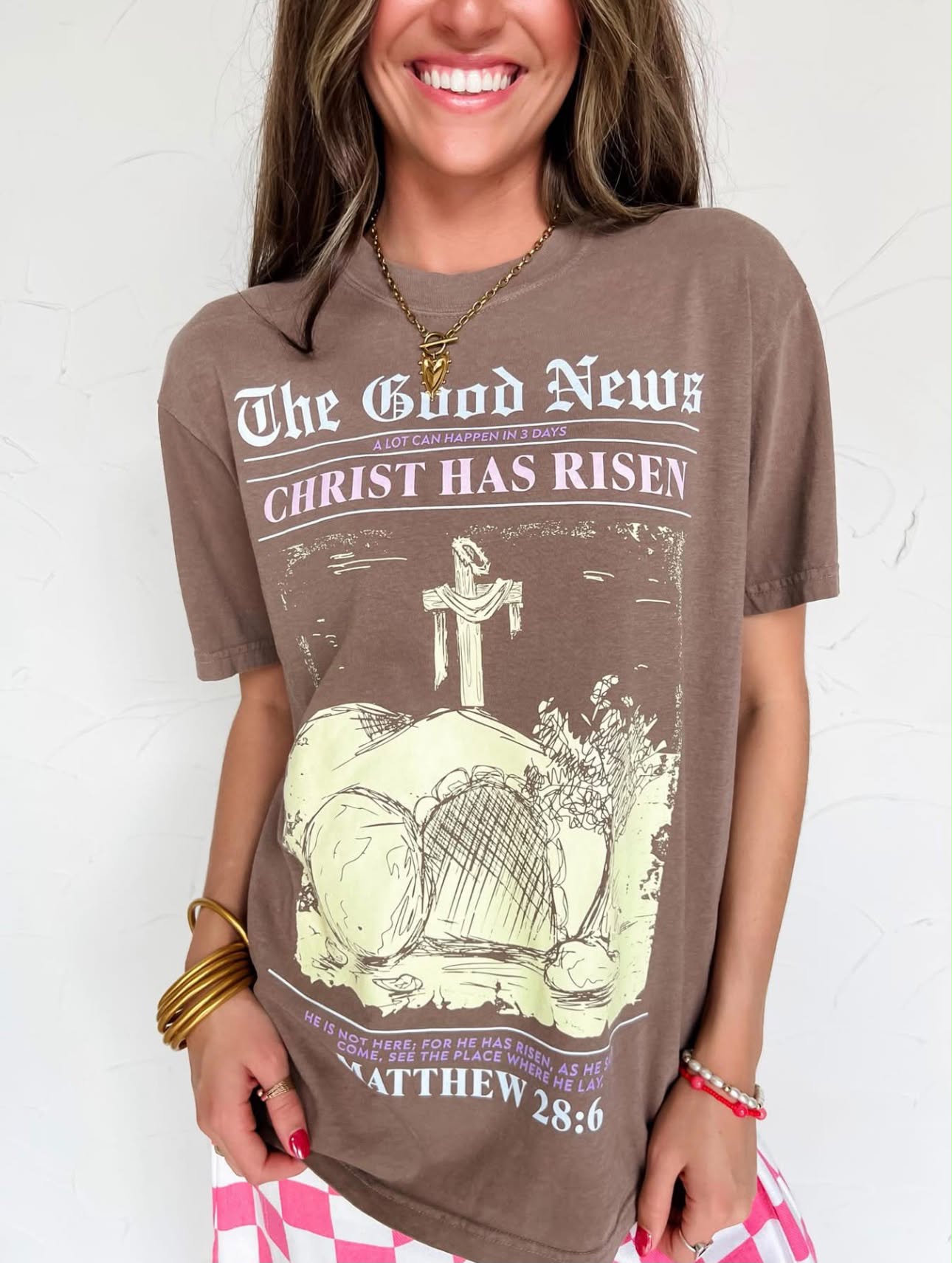 The Good News - Espresso Comfort Colors Tee