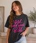 Girl Read Your Bible - Black Leopard Tee