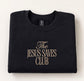 The Jesus Saves Club - Embroidered Black Crewneck Sweatshirt