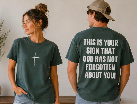 This Is Your Sign - Blue Spruce Comfort Colors Tee