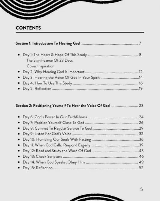 Hearing God: 23 days to discern the guiding voice of God