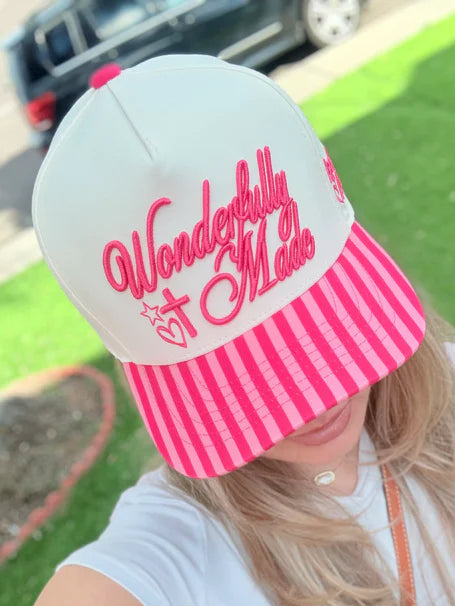 Wonderfully Made Puff Embroidered Hat