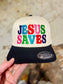 Jesus Saves Hat, Embroidered Hat, Embroidered Christian Hat, Christian Hat, Trendy Hat, Christian Gift, Embroidered