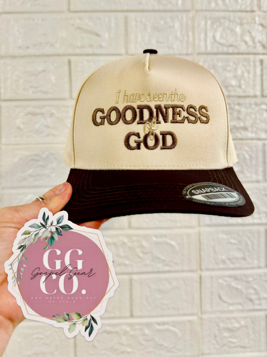 I Have Seen The Goodness Of God Embroidered Hat, Embroidered Hat, Christian Dad Hat, Embroidered Vintage Hat, Christian Gift