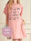 Made To Worship T-Shirt Dress, Christian Dress, Graphic T-Shirt Dress, T-Shirt Dress