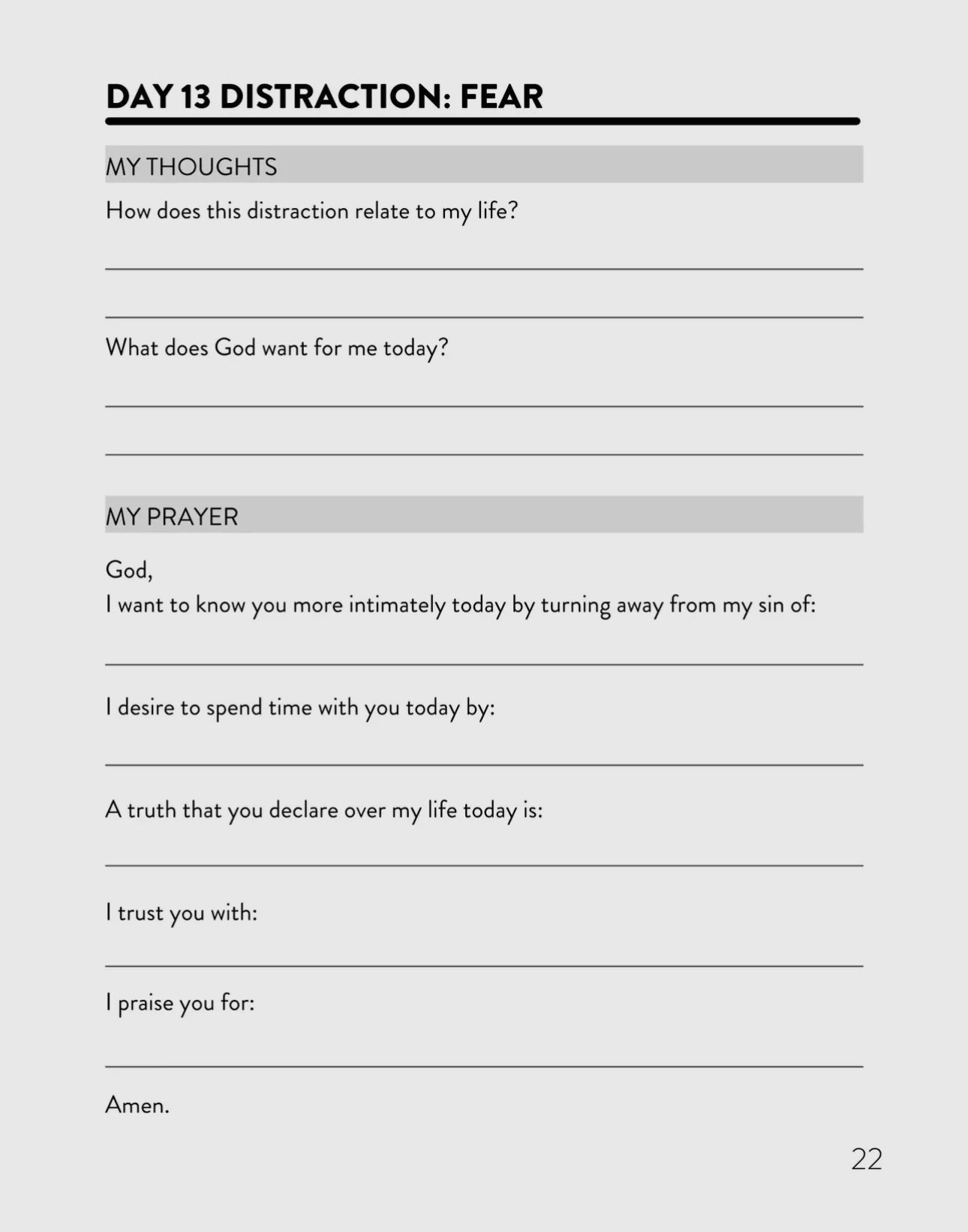 Distracted - 40 days to know God more & live more freed!