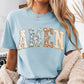 Amen Floral Patchwork - Christian Graphic Shirt (8-2)
