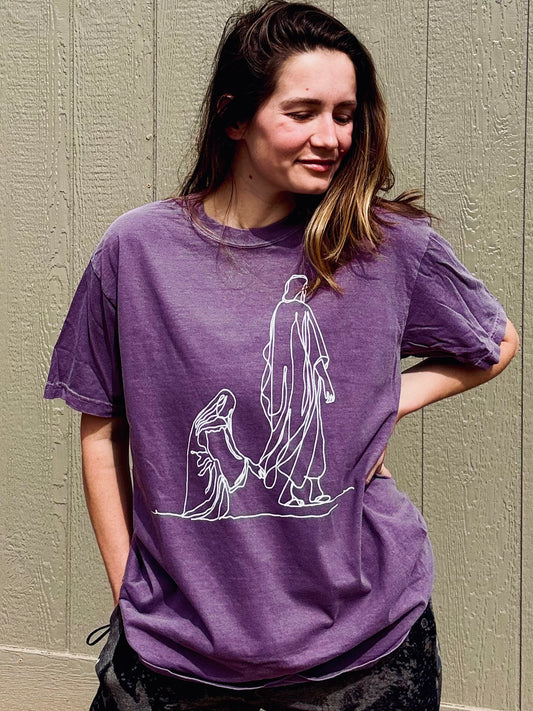 Hanging By A Thread - Christian Shirt - Christian Apparel - Graphic Tee - Christian Gift (8-1)