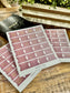 Gold Foil Dusty Rose Matte Bible Tabs - Christian Bible Tabs - Christian Gift - Books Of The Bible Tabs - Bible Accessories - Bible Tabs