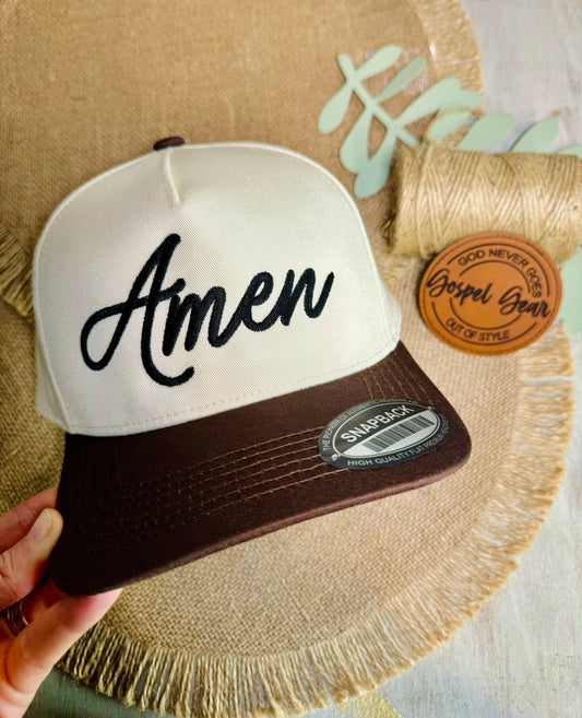 Amen Embroidered Hat