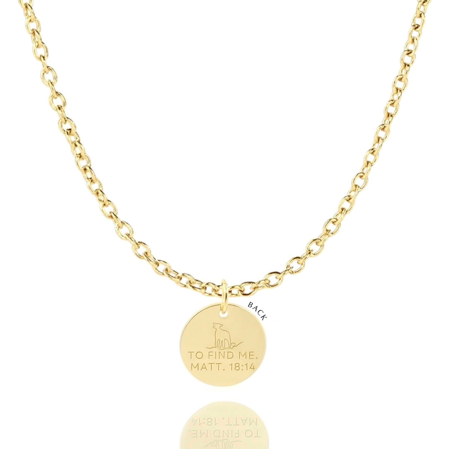 He Left The 99 To Find Me Necklace - Christian Necklace - Fine Jewelry - Christian Gift