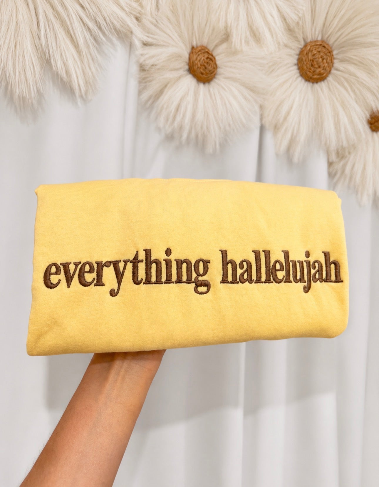 Everything Hallelujah Embroidered Shirt - Embroidered Christian Shirt