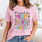 Blessed By God Spoiled By My Husband -  Christian Graphic T-Shirt (4-9)