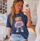 Jesus Loves Me Plush Teddy Bear - Christian Graphic Shirt (9-5)