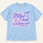 Motherhood Is Kingdom Work Stripes And Bows Graphic Shirt