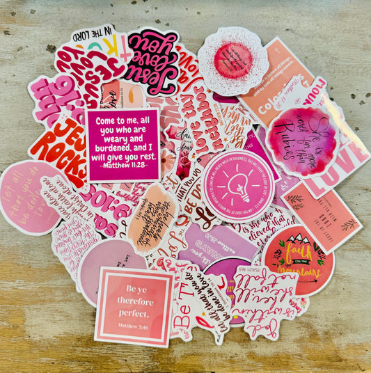 Christian Stickers - Jesus Mystery Stickers - Faith Stickers - Christian Gift