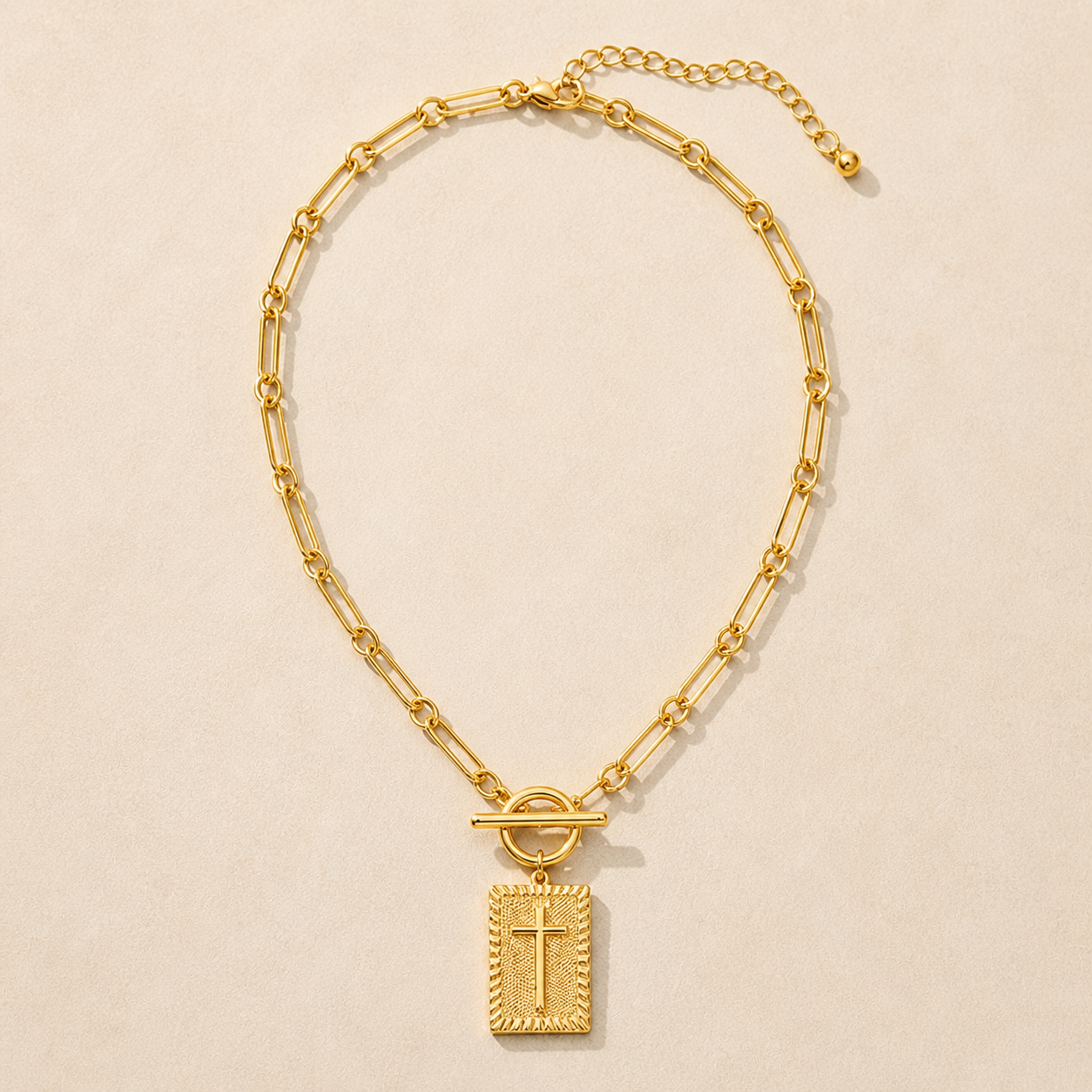 Nails Cross Pendant Necklace (B1-2)