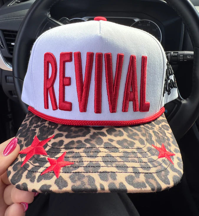 Revival Cheetah Puff Embroidered Hat