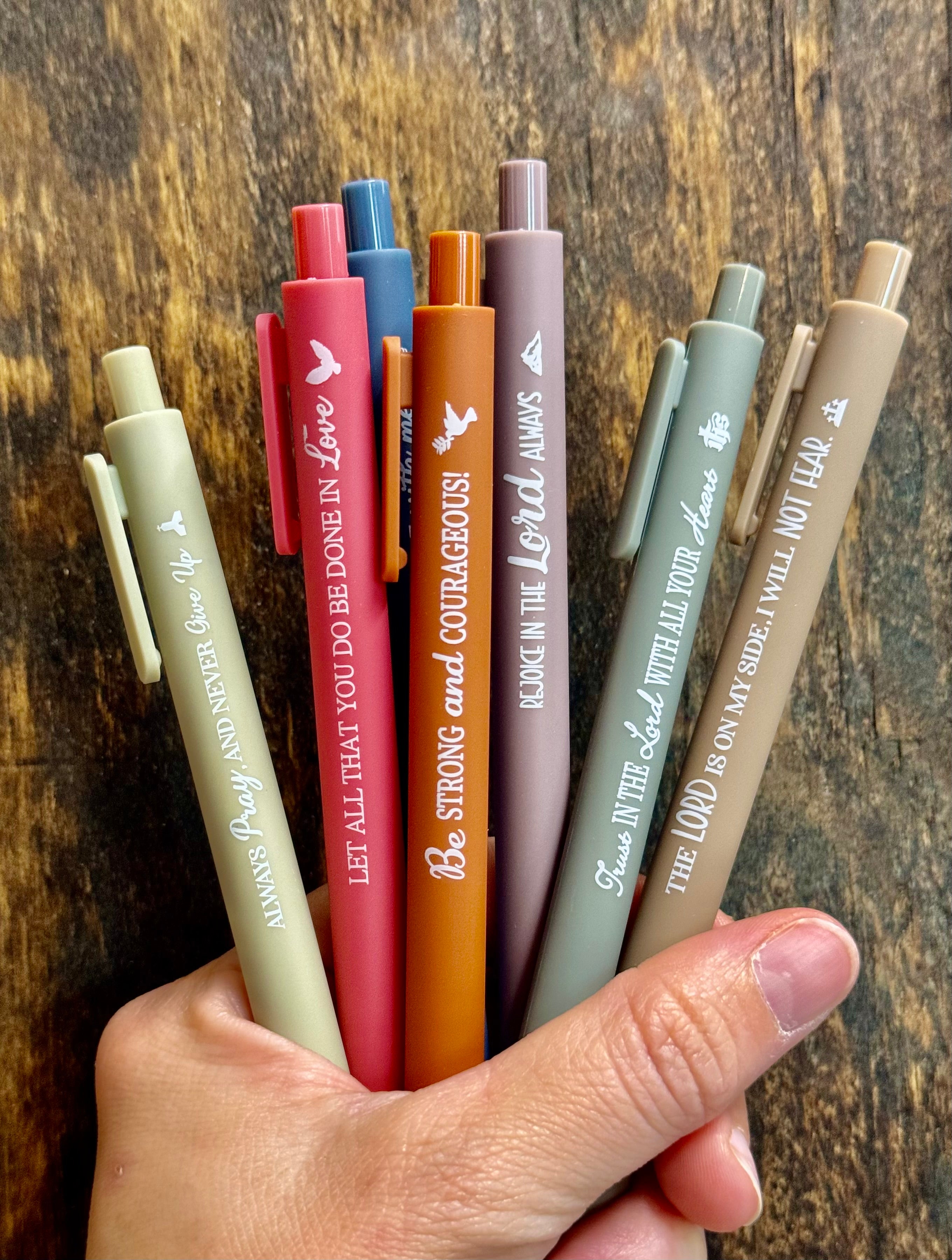 Scripture Pens - Bible Pens - Smooth Writing Pens - Jesus Pens - Scrip ...