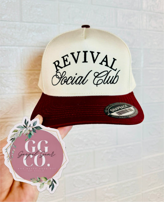 Revival Social Club Embroidered Hat