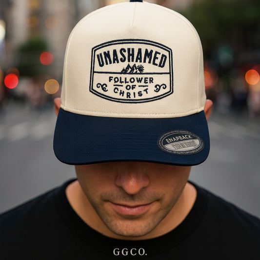 Unashamed Follower of Christ Hat – Christian Snapback Cap | Faith-Based Apparel by Gospel Gear Co.