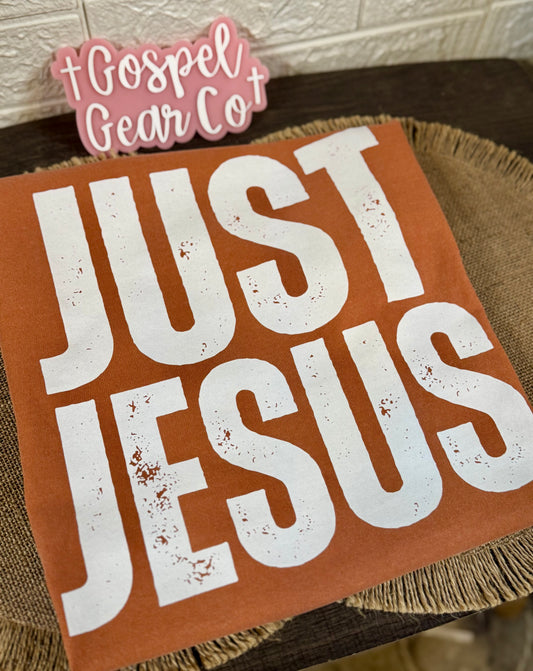 Just Jesus - Christian Shirt - Christian Apparel - Graphic Tee - Christian Gift