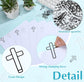 Black & White Cross Bookmark - Cross Paperclips - Bible Bookmark - Cross Page Marker - Bookmarks - Bible Accessories - Paperclips - Christian Gift