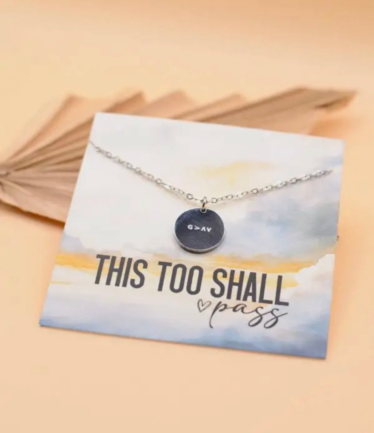 God Is Greater Than The Highs And Lows Pendant Necklace