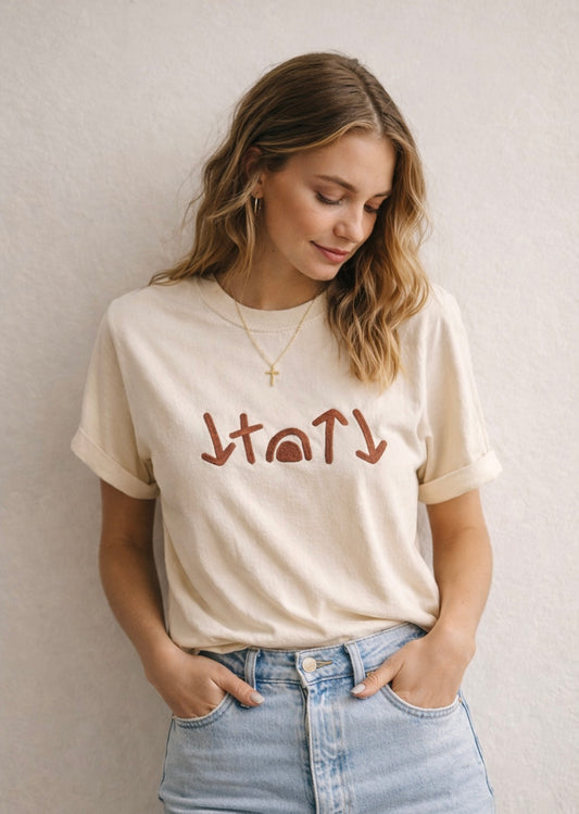 Kingdom Perspective Embroidered Shirt, Embroidered Shirt, Christian Embroidered Shirt, Christian Gift