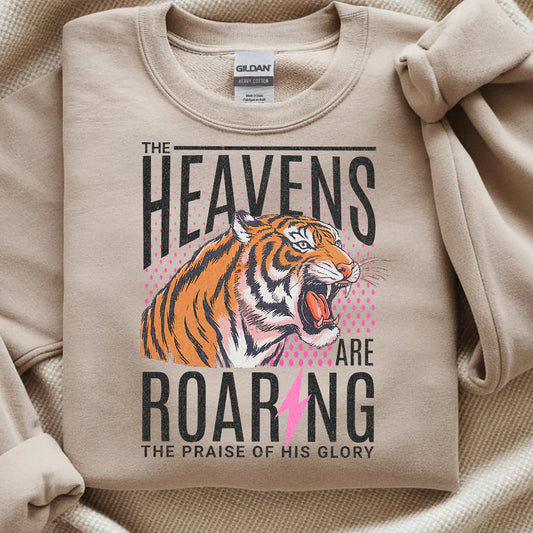The Heavens Are Roaring Retro - Christian Graphic Shirt (11-15)