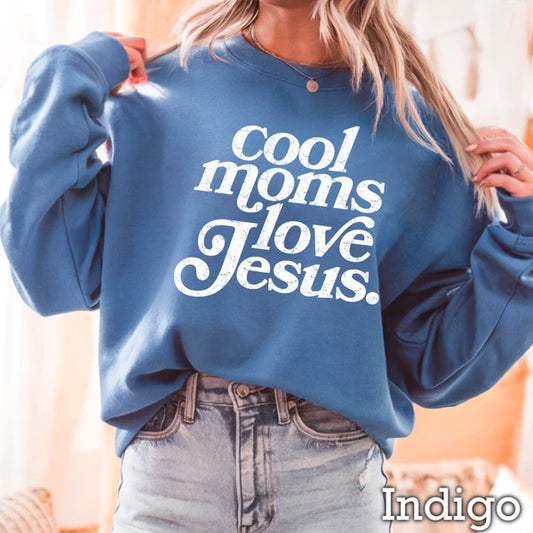 Cool Moms Love Jesus - Christian Shirt - Christian Apparel - Graphic Tee - Christian Gift (8:3-4)