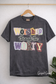 Worship Through The Worry Patchwork -  Christian Shirt - Christian Apparel - Graphic Tee - Christian Gift (2-21)
