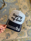 Trying My Best Corduroy Embroidered Hat