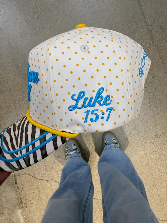 Make Heaven Crowded Zebra - Puff Embroidered Hat