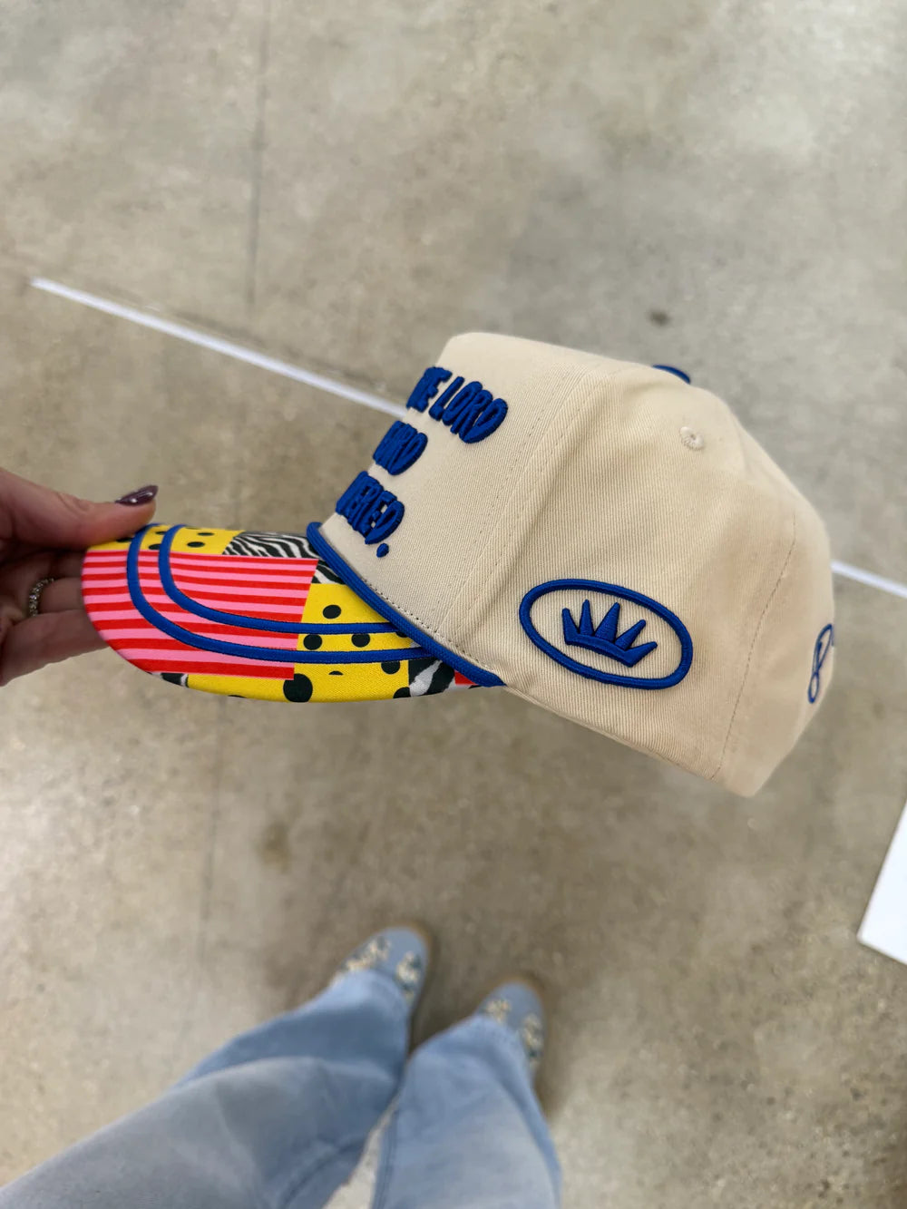 Sought The Lord Puff Embroidered Hat