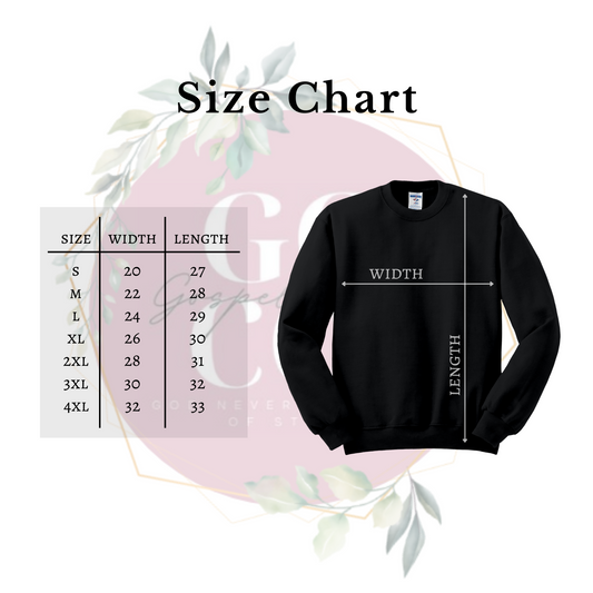 Jesus Loves You - Navy Crewneck/Pink Graphic - Ready To Ship