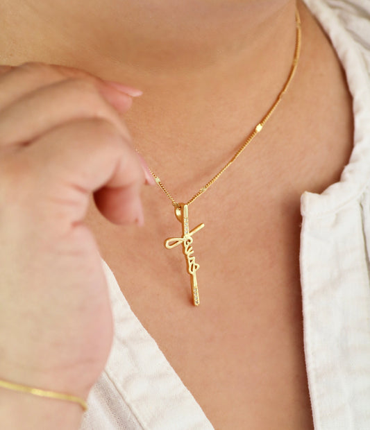 His Love Necklace - Christian Necklace - Fine Jewelry - Christian Gift