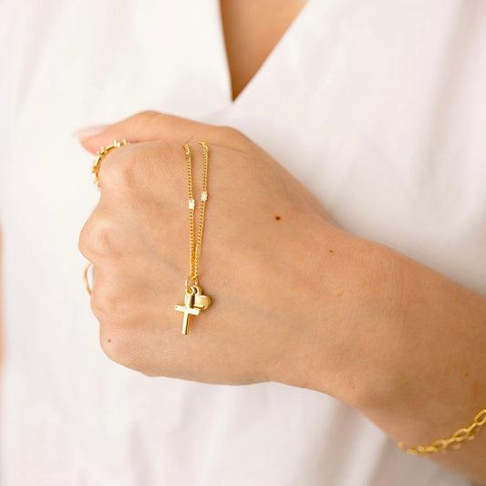 Steadfast Love Necklace - Christian Necklace - Fine Jewelry - Christian Gift