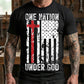 One Nation Under God Flag - Christian Graphic Shirt (10-2)