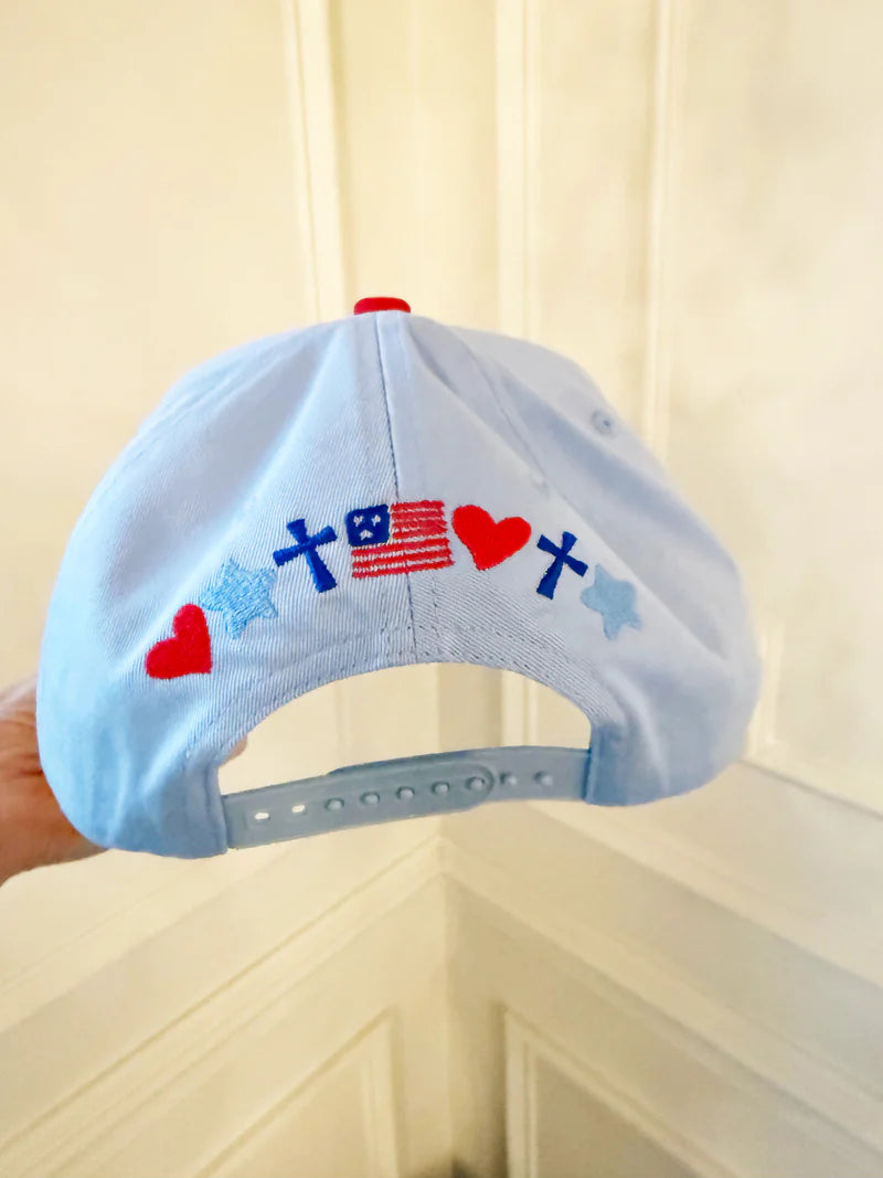 God's Grace And Good Days - Puff Embroidered Hat